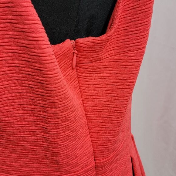 Jessica Simpson Orange Cutout Textured Dress Size 14. #164 - Picture 6 of 10